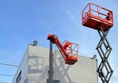 elevador de mástil vertical o tijera eléctrica - RK Elevaciones